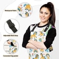 thumbnail image 2 of Baby Unicorns and Brid 5 Pcs Kitchen Set Heat Resistant Oven Mitts and Non-Slip Pot Holders with Adjustable Cooking Apron, 2 of 6