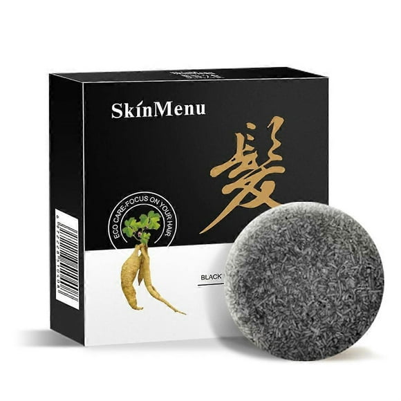 Polygonum Essence Hair Darkening Shampoo Bar Soap Natural Organic Mild Formula Hair Shampoo