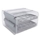 thumbnail image 4 of Cajón para huevos, doble capa, transparente, 32 celosías, caja de almacenamiento de huevos de gran capacidad para refrigerador, 4 of 8