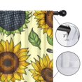 thumbnail image 4 of Blackout Kids Curtains,Yellow Sunflower Seed Pattern Childrens Insulated Curtains Set Of 2,Bedroom Essentials,Toddler Room Decor 42"x84", 4 of 5