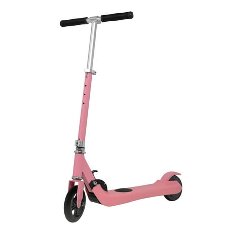 Kid Size Electric Scooter Motor Glider Child Mini Adjustable Height Pink