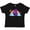 AB-Black, variant on 4th Birthday Rainbow Girls Toddler T-Shirt