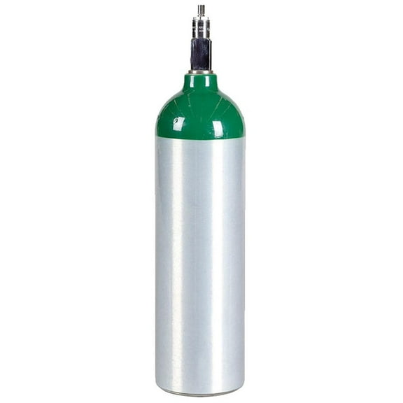New Medical Oxygen Jumbo D Aluminum Cylinder CGA870 Ships Empty