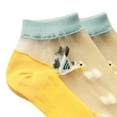 thumbnail image 3 of Chaussettes Courtes Transparentes Ultra Fines Série Marine pour Femmes Été, 3 of 8