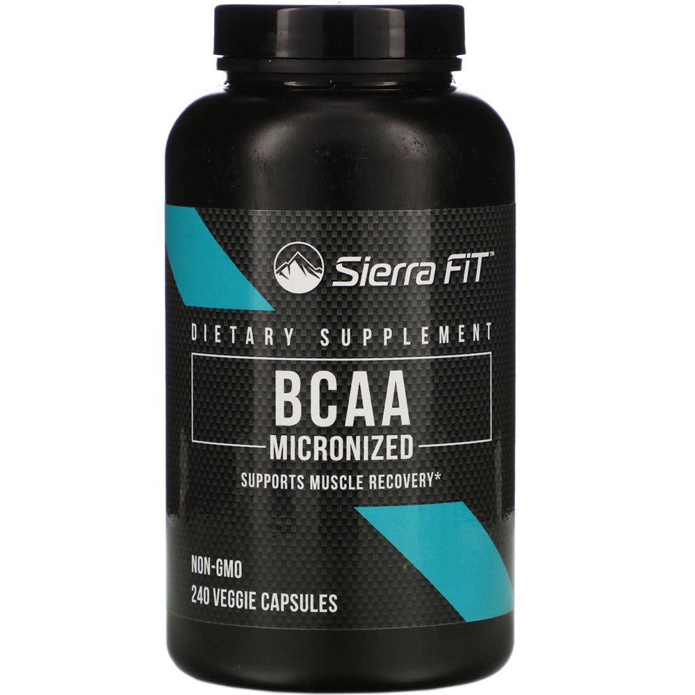 Sierra Fit Micronized BCAA, Branched Chain Amino Acids, 500 mg, 240