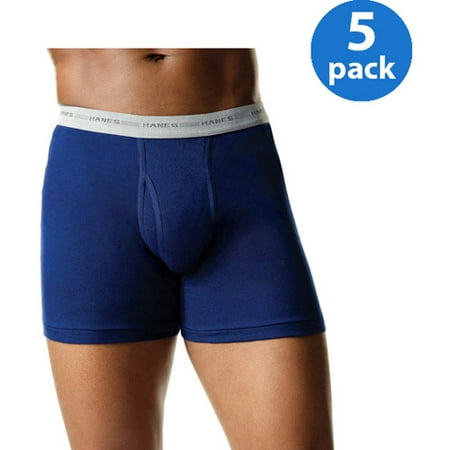 Contour Boxer Brief - Hanes Men's Comfort Flex Waistband Boxer Brief, 5 pack, S