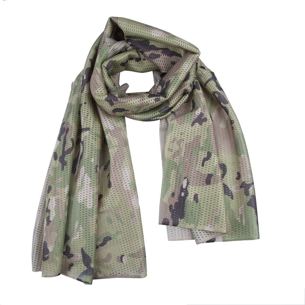 Fashion Military Camouflage Scarf Breathable Soft Scarf Jungle Muffler G 