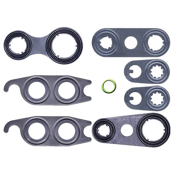 A/C System O-Ring and Gasket Kit - Compatible with 1981 - 1991 Dodge D250 1982 1983 1984 1985 1986 1987 1988 1989 1990