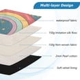 thumbnail image 3 of FORMRS 13-13.3 inch Laptop Sleeve Case Soft Carrying Quilted Computer Bag Cover, Blue Rainbow, 3 of 7