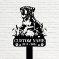 thumbnail image 5 of Handmadetneonsign Dogo Argentino Dog Memorial Metal With Stake, Dogo Argentino Metal Name Sign Stake, Dog Metal Stake Decor 45282, 5 of 5