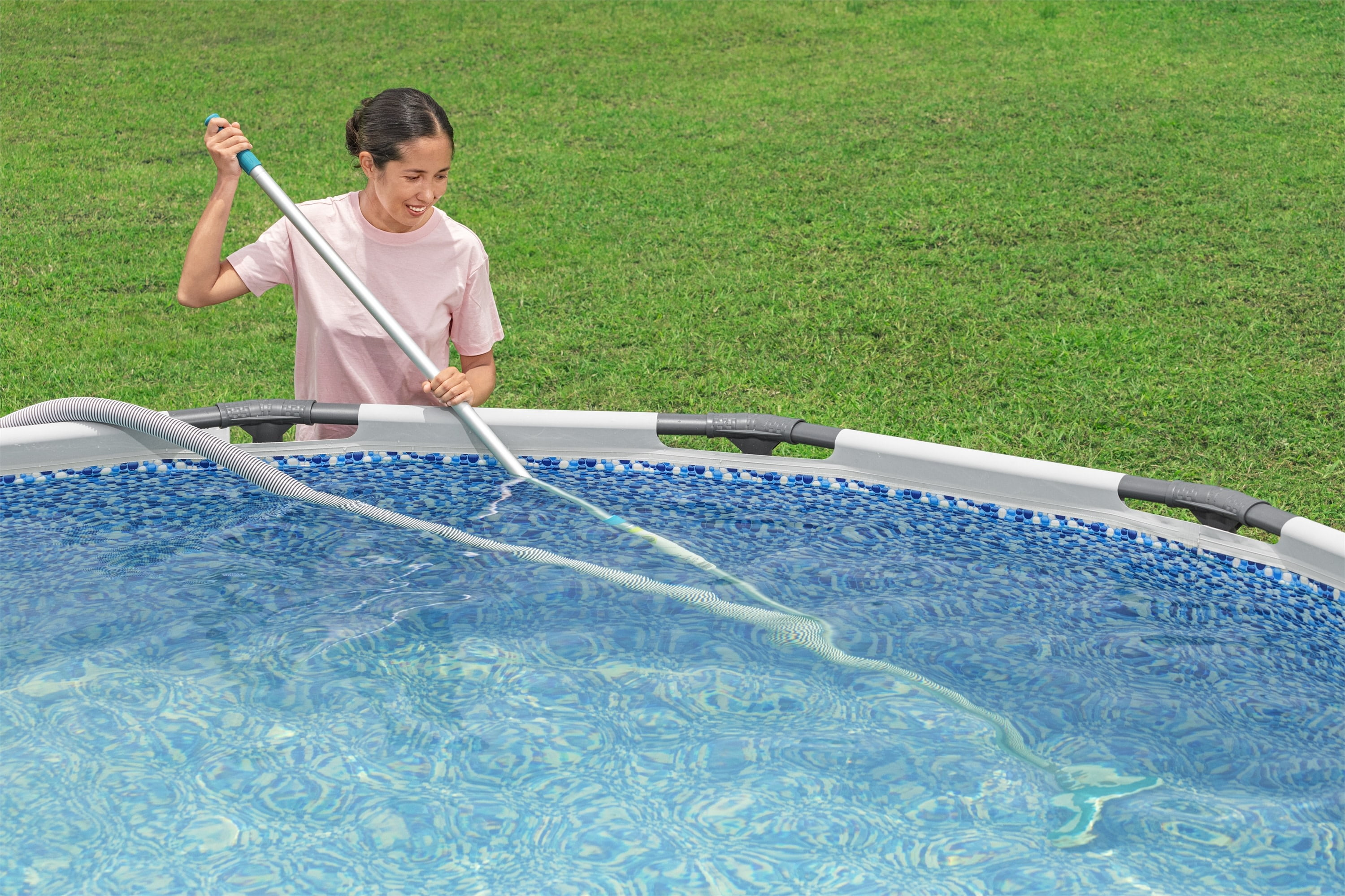 Mainstays 35 ft. Pool Cleaning Hose with Adaptors