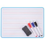 SHISUYAN Dry Erase Board Small Whiteboard Double Sided Whiteboard Small Whiteboard for Kids with Lines