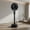 Black, variant on Spaco Misting Pedestal Fan with 90 Degree Auto Oscillation 8-Speed Air Circulator & 1.7L Water Tank Floor Standing Cooling Fan for Indoor Outdoor Use, Black Beige White
