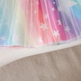 thumbnail image 5 of Ymyiu Birthday Girl Outfit Girls Tulle Skirt Set Two Piece Ruffle Sleeve T-Shirt Tutu Dress Summer Birthday Party Outfit Size 7-8 Years(Light Pink, 7-8 Years), 5 of 8