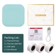 thumbnail image 2 of Riwcyla Q30 Label Maker Machine Pocket Thermal Label Printer All in One Connect Adhesive DIY Date Journal Study Sticker Labeling Machine with 3pcs Label Rolls Compatible with iOS Android for Reta, 2 of 6