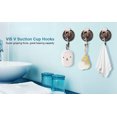thumbnail image 5 of Heavy Duty Vacuum Suction Cup Hooks (2Pack) for Shower,Glass Window,Kitchen&Bathroom&Restroom Organization,Red Bronze, 5 of 11