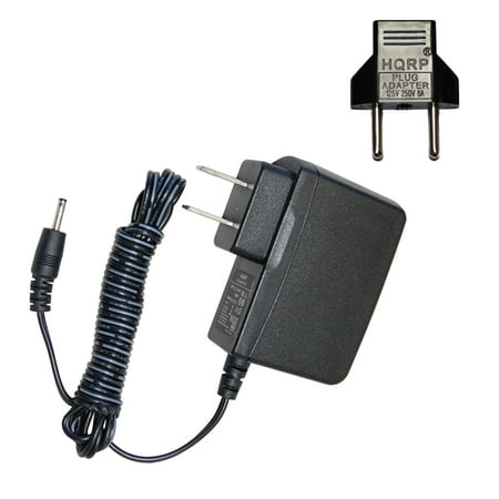 HQRP AC Adapter Charger for Archos Arnova 8 Android Tablet, Tagital 7" Android 4.2 Dual Core 4GB Capacitive Touch Screen A23 Tablet WiFi Dual Camera Power Supply Cord + Euro Plug Adapter