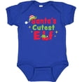thumbnail image 3 of Inktastic Christmas Santa's Cutest Elf Boys or Girls Baby Bodysuit, 3 of 5