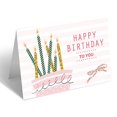 thumbnail image 4 of 72x Tarjetas de Felicitación Tarjetas de Cumpleaños únicas EcolóGicas Juego de Tarjetas Grandes de Feliz Cumpleaños, 4 of 6