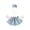 A, variant on AZXY Spring Floral Porch Goose Outfit - Blue Country Dress with Matching Bonnet for 23" Lawn Goose Statue, Perfect for Spring & Outdoor Yard Decor