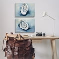 thumbnail image 3 of Stupell Industries Open Oyster Mollusk Shells Nautical & Beach Painting Wrapped Canvas Art Print Wall Art, 24 x 16, Set of 2, 3 of 8