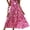 Rose Red, variant on ZOELNIC Women's Summer Boho Dress Sleeveless V-Neck Maxi Sundress, Casual Loose Fit Tie-Dye Print Beach Dress, S