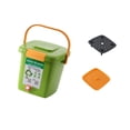 thumbnail image 4 of Contenedor de compost, tanque de fermentación, contenedor de residuos alimentarios domésticos, cubo de compostaje de residuos alimentarios agrícolas 10 litros, 4 of 8