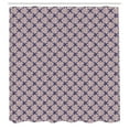 thumbnail image 2 of Ambesonne Damask Shower Curtain, Soft Blooming Pastel Damask, 69"Wx84"L, Dark Indigo and Pale Rose, 2 of 4