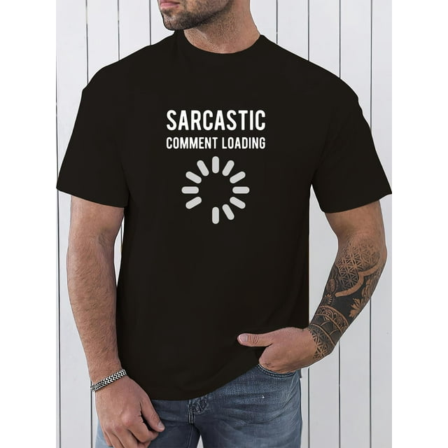 Camiseta de manga corta con cuello redondo y corte entallado para hombre, con estampado "Pero moriste" y sarcasmo. Ideal para vacaciones de primavera y verano. y tiempo libre.