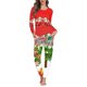 thumbnail image 1 of Conjunto de pijamas de manga larga para mujer, ropa de dormir cómoda, Jersey informal, ropa de estar por casa, regalos de Navidad, envío directo, 2 piezas, 1 of 4