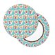 thumbnail image 2 of Balery Cute Corgi Head Fundas de asiento para taburete de bar redondo de tela de terciopelo ajustables que protegen de arañazos y manchas para sillas de 14 a 17 pulgadas.-13 inch, 2 of 7
