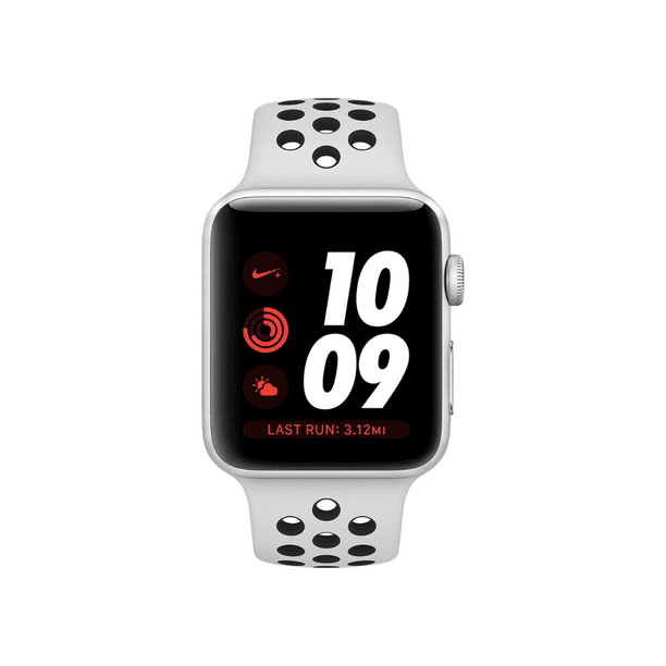 Apple Watch S3 Nike 38MM Aluminio Plata Reacondicionado plateado 38 mm Bodega Aurrera en linea
