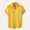 Yellow, variant on MRULIC mens shirts Shirt Sleeve Short Daily Button Shirt Casual Collar Stripe Men's Turn-Down Men Shirts Men Shirts White L