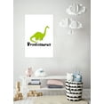 thumbnail image 2 of Awkward Styles Brontosaurus Unframed Art Dinosaur Poster Dinosaur Lovers Gifts Digital Art T Rex Dinosaur Room Wall Art Decals Home Decor Colorful Room Decor Dinosaur T-Rex Poster Decor for Office, 2 of 3