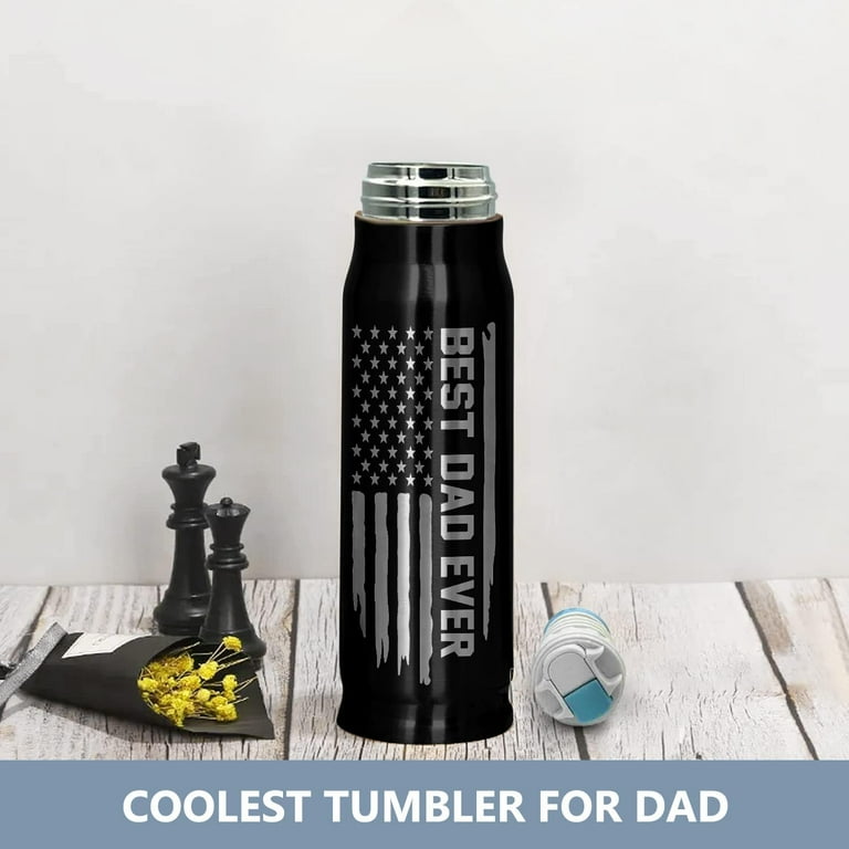 Best Dad Ever 17oz Stainless Steel Black Silver Bullet Tumbler - Gifts for  Dad from Daughter Son Wife, Dad Gifts - Dad Birthday Gift, Dad Christmas  Gifts, Birthday Gifts for Men - Walmart.com
