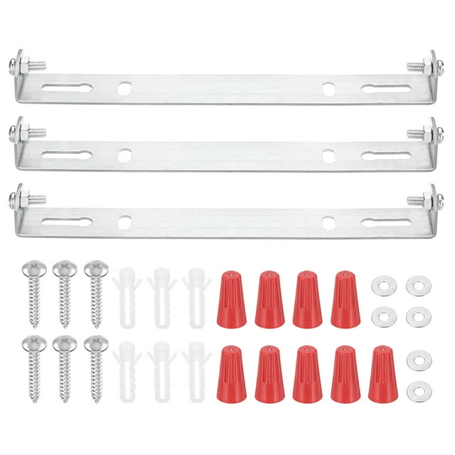 Kit de Soporte de Fijación de Luz Universal Uxcell con Asortimento de Tornillos 160mm (6.3") 3
