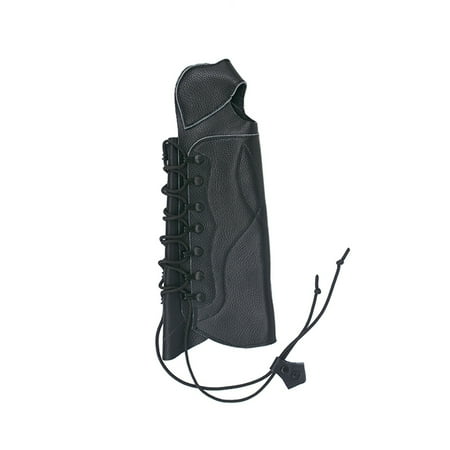 Diekin Archery Gauntlet Cowhide Arm Guard Bow Hand Shooting Glove Safe Guard for Shooting G30