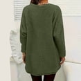 thumbnail image 5 of jobturf Sherpa Fleece Sweatshirts for Women Oversized Crewneck Sweatshirt with Pockets Winter Warm Loose Long Sleeve Tunic Tops S, 5 of 5