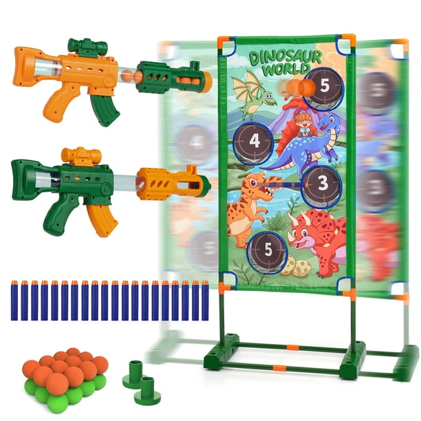 Target is winning at christmas Dinosaur Shooting Games for Kids, Moving Target Game Toys for 5 6 7 8 9