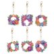 thumbnail image 1 of Llavero Cgtredaw Doble Cara 6 Uds guirnalda Flores, 1 of 9