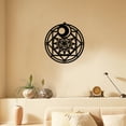 thumbnail image 7 of Metal Wall Art Sun Decor Wall Hanging Plaques Ornaments Iron Geometric Wall Art Sculpture Sign, 7 of 7