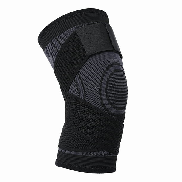 rodilleras 1 UNIDS Rodillera Ajustable Rodillera C-ompression Manga Brace Banda de Compresión Doble Diseño Transpirable para Correr Baloncesto Béisbol Senderismo Actividades Deportivas