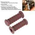 thumbnail image 3 of Universal Anti-Slip Rubber Motorcycle Handlebar Grips for 25-28mm Motorcycle Handlebar (Brown), 3 of 4