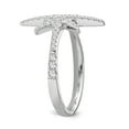 thumbnail image 2 of ARAIYA JEWELRY Sterling Silver Diamond North Star Band Ring for Women (3/8 Cttw, I-J Color, I2-I3 Clarity), Size 7, 2 of 9