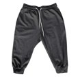 thumbnail image 2 of Mens 3/4 Joggers Capri Pants Slim Fit Lightweight Yoga Running Athletic Active Pants Dark Gray XXXL, 2 of 5