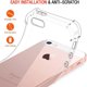 thumbnail image 3 of Shockproof Soft Clear Silicone Case For iPhone 5 5s SE 2016 6 7 8 Plus XS XR 11Pro Max 12 13 14 Thin Transparent Back Cover, 3 of 4