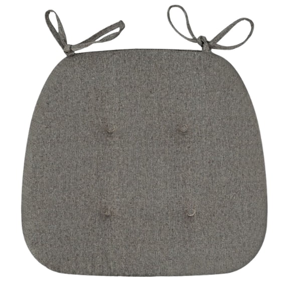 Thick Chair Cushions for Dining Chair, High Density Foam Kitchen Chair Pads, U Shaped Indoor Seat Cushions with Ties & Non-Slip Backing, Washable Cover