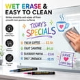 thumbnail image 3 of RAISTYW 24 Colors Wet Erase Markers, Liquid Chalk Markers for Blackboards, 6mm Tip, for Chalkboards Signs, Windows, Blackboard, Glass, 3 of 8