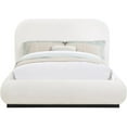 thumbnail image 3 of Pemberly Row Modern / Contemporary Cream Boucle Fabric King Bed, 3 of 10