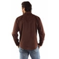 thumbnail image 2 of Scully P-634X-MOC-B-T-3X P-634 Men Shirt, Mocha - 3XL, 2 of 2